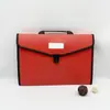 Nueva bolsa de archivo acordeón portátil de gran capacidad con 13 compartimentos de FC para guardar certificados de estudiante, exámenes y documentos