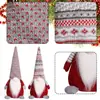Muñeco sin rostro de Navidad transfronterizo con patrón creativo, gorro tejido, Rudolph, adorno de escritorio lindo