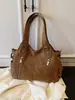 Bolsa de mão transfronteiriça 2026 nova moda outono/inverno bolsa tote para mulheres, grande capacidade, elegante, versátil, adequada para trabalho e deslocamento, bolsa de ombro