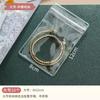 Caja para Joyería Antioxidation Aretes Aretes Collar Caja para Teléfono Móvil Aretes Portátiles Anillo Bolsa de Almacenamiento Transparente Bolsillo Auto-sellante