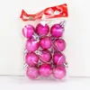 Atacado transfronteiriço bola de Natal dragão e tigre 3cm Decoração de árvore de Natal bola pendurada bola brilhante fosca com glitter Dia de Ano Novo