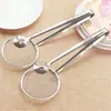 Desnatador de Aceite Multifuncional, Colador de Aceite de Comida, Desnatador de Aceite para Comida Frita de Acero Inoxidable, Malla Filtrante, Pinza para Comida