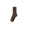 Calcetines de Algodón Puro para Mujer, Calcetines de Media Pantorrilla para Otoño e Invierno, Calcetines Casuales de Color Sólido, Cómodos y Versátiles, Calcetines Antibacterianos y Desodorantes al por Mayor