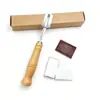 Juego de Cesta para Pan, Cuchillo para Cortar Pan de Acero Inoxidable, Cuchillo para Greñar Pan con Mango de Madera, Cuchillo Curvo para Cortar Pan Estilo Europeo
