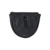 Funda Doble Barra para Putter de Golf Impermeable Material PU Interior de Felpa Hebilla Magnética Forma de L Semicircular Cuadrada Funda para Cabeza de Palo