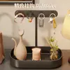 Adorno de entrada para guardar llaves, estante para colocar en el zapatero de la entrada, perchero colgante para sala de estar, caja de bandeja de lujo para escritorio