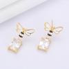 Aretes de tuerca de plata esterlina 925 elegantes lindos aretes de tuerca de mariposa joyería de plata para mujer aretes de moda coreana aretes de tuerca