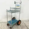 Rack de Armazenamento Removível Rack Móvel para Transmissão ao Vivo ao Ar Livre Carro de Feira Proprietário Carrinho Portátil Transmissão ao Vivo Aço Inoxidável Cantando