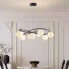[Transfronterizo] Luz Principal Nuevo Croissant Estrella Flotante Luz Lámpara de Techo para Sala de Estar Comedor Dormitorio Accesorios de Iluminación Bauhaus Minimalista Gama Alta