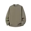 Sudadera con capucha de algodón de isla de alta calidad 2026, 330g, holgada y estructurada, unisex, hecha a medida para exportación