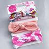 Set de Accesorios para el Cabello de Tres Piezas Estilo Europeo y Americano para Niños, Diademas de Moño para Niños y Niñas, Diademas Elásticas que No Aprietan la Cabeza para Bebés