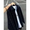 Camisa de manga larga a cuadros de alta gama, elegante y fresca para hombre, para primavera y otoño, camisa casual, chaqueta para hombre, estilo moderno y relajado