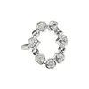 Anillo de Corazón Dulce y Brillante para Mujer, Exquisito, Ligero, Lujoso, Moderno y Versátil, Anillo Abierto, Anillo para Dedo Índice Estilo Ins, de Moda