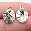 20X13Mm 1.2g Multicolorido Europeu e Americano Mais Vendido Liga de Zinco Acessórios Pingente Espiral Radial