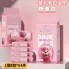 Garnbo Algodón Oso Dormilón Toallitas Húmedas Paquete Mini Pañuelos de Bolsillo 8 Paquetes Toallitas de Mano Portátiles