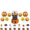Decoraciones para Fiesta de Cumpleaños Temática de Baloncesto, Banderines, Adornos para Pastel, Globos, Vajilla para Fiesta, Platos de Papel, Vasos de Papel