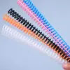 Suministrado directamente por el fabricante: Tiras para Encuadernación de Hojas Sueltas, Clips de Plástico de 15 mm con 34 Agujeros Cuadrados, Anillas de Encuadernación de Agujero Redondo, Anillas para Archivo, Espaciado de 8.5 Agujeros, 3:1 Relación