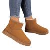 Botas de Nieve Forradas de Lana para Mujer, Suela Gruesa, Modelo Nuevo Invierno 2026, Botines Cortos de Cuero de Comercio Exterior, Zapatos de Algodón Engrosados Antideslizantes