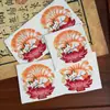 Promoção Quente Xizang Nepalesa Pintada à Mão Pura Thangka Raposa de Nove Caudas Núcleo de Cartão 3.5