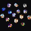 12 Cubos de Gelo em Formato de Espada com Base Pontiaguda, Estilo Swarovski, com Cristais Diamantados Facetados em Gradiente para Acessórios de Celular DIY e Nail Art
