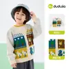 Little ForestDudu's Roupas Infantis: Suéteres Infantis, Coleção de Primavera, Malhas para Meninas, Novo Estilo de Primavera, Jaquetas para Meninos, Tendência