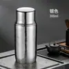 Taza de titanio elegante, simple y de alto valor para mujer, taza de titanio 100% puro, taza mini de bolsillo portátil, taza de agua aislada de titanio puro