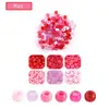 Promoção Quente da Amazon Balde Acrílico Contas Pony Beads Tecido Feito à Mão DIY Pulseira Contas Plásticas Acessórios de Joias