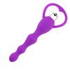 Masajeador vibratorio de silicona con cuentas de tracción para la zona lumbar, compartido por hombres y mujeres, tapón anal para la zona lumbar, productos sexuales para adultos, venta al por mayor de fábrica