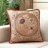 Funda de Almohada Jacquard Tradicional Elegante de Alta Precisión China Francesa Americana Transfronteriza Núcleo de Almohada Cojín Comercio Exterior Al por Mayor