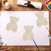Ventas Directas de Fábrica Adornos de Madera para el Día de San Valentín Adornos en Forma de Oso y Corazón Venta al por Mayor Decoración DIY para Fiestas en Casa Colgantes de Pared