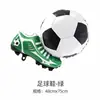 Nuevo Globo de Balón de Rugby de Pie Grande Transfronterizo, Globo de Papel de Aluminio para Celebración de Fiesta de Casco de Rugby para Eventos Deportivos