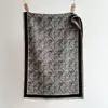 Cachecol vintage paisley transfronteiriço para mulheres, outono e inverno, padrão paisley de cashmere sintético, franja, cachecol longo quente