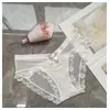 Ventas Directas de Fábrica Superventas Transfronterizos Calzones para Mujer Encaje Sexy Puro Deseo Hueco Femenino Moño de Tiro Bajo