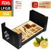 Juego de vajilla de acero inoxidable 1010 de Amazon para regalo transfronterizo, vajilla de regalo, juego de cuchillo, tenedor y cuchara para carne estilo occidental, 24 piezas