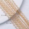 18K banhado a ouro real alta retenção de cor cobre corrente colar feito à mão nova pulseira acessórios personalidade extensão corrente acessórios diy