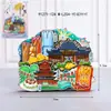 Ímã de Geladeira de Madeira de Liuzhou Guangxi Popular Turístico País Tendência Cultural e Criativa Turismo Souvenir Check-In da Cidade Ímã de Geladeira
