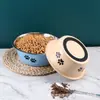 Tazón de Acero Inoxidable para Mascotas, Alfombrilla Antideslizante, Tazón para Perros, Nuevo Tazón Impreso para Perros, Suministros para Mascotas, Fuente de Agua, Utensilios de Comida, Tazón para Gatos al por Mayor