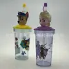 Suministro de Fábrica Imprimible Parque Infantil Muñeca Infantil Jugo de Fruta Bebida Ventosa Taza de Agua Muñeca Varias Disponibles