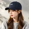 2026 Nova Primavera Verão Boné de Baseball com Aba Curva Feminino Proteção Solar Chapéu Bico de Pato Estilo Coreano Doce Versátil Emagrecimento Facial Top Macio