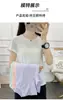 Verano 2024 nuevo conjunto de shorts y top versátil casual de seda helada para mujer, deportivo casual, secado rápido, transpirable, manga corta