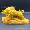 Adorno de Buey de la Fortuna de Piedra Shoushan Imitación para Sala de Estar del Hogar, Atrae Riqueza y Protege la Casa, Venta al por Mayor Directa de Fábrica