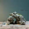 Rocalla Absorbente de Piedra Creativa Estilo Chino de Cerámica Sólida Tanque de Agua y Tierra Acuario Micro-Paisajismo Cultivo de Bacterias Adornos Sumergibles