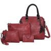Bolsos Retro Comercio Exterior Nuevo Bolso Pequeño Bolso de Madre Juego de Tres Piezas Combinable Moda Bolso de Hombro Cruzado Portátil Bolso de Mujer