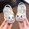 Sandalias para Niños Baotou Verano Hebilla Dibujos Animados Lindo Bebé Pequeño Antideslizantes Zapatos Húmedos para Bebé para Niños y Niñas