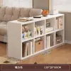 Estante de Livros Rack de Armazenamento Gabinete de Grade de Chão Estante de Livros Casa Combinação Livre Armário de Armazenamento Gabinete de Oito Compartimentos Gabinete Baixo Armário de Armazenamento