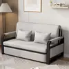 Sofá Cama Plegable Doble Propósito Sala de Estar Balcón Apartamento Pequeño Cama Retráctil Doble Multifuncional Cama Doble Moderna Simple