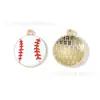 Deportes de Pelota Gota de Aceite Joyería Accesorios DIY Tenis de Mesa Fútbol Colgante Cadena de Teléfono Llavero Colgante Hecho a Mano