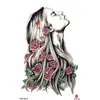 Adesivo de Tatuagem Pequena de Flor para Braço Asas de Beleza Animal Tatuagem Adesivo Tatuagem Impermeável Adesivo de Tatuagem de Flor para Braço Venda Direta de Fábrica Casa