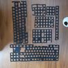 Teclado algodón fijo botón sándwich algodón EVA algodón aislante de sonido espuma CR almohadilla de espuma de amortiguación corte y moldeo