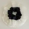 Elástico de Cabelo de Cetim com Renda Estilo Ballet para Mulheres